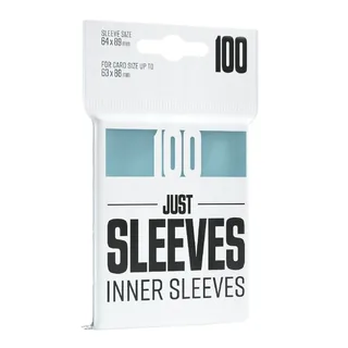 Just Sleeves - 100 Standard Size Card Game Sleeve - Clear