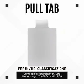 100 Easy Pull Tab Clear con linguetta ideali per Toploader