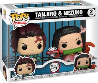Funko Demon Slayer Tanjro + Nezuko 2 Pack